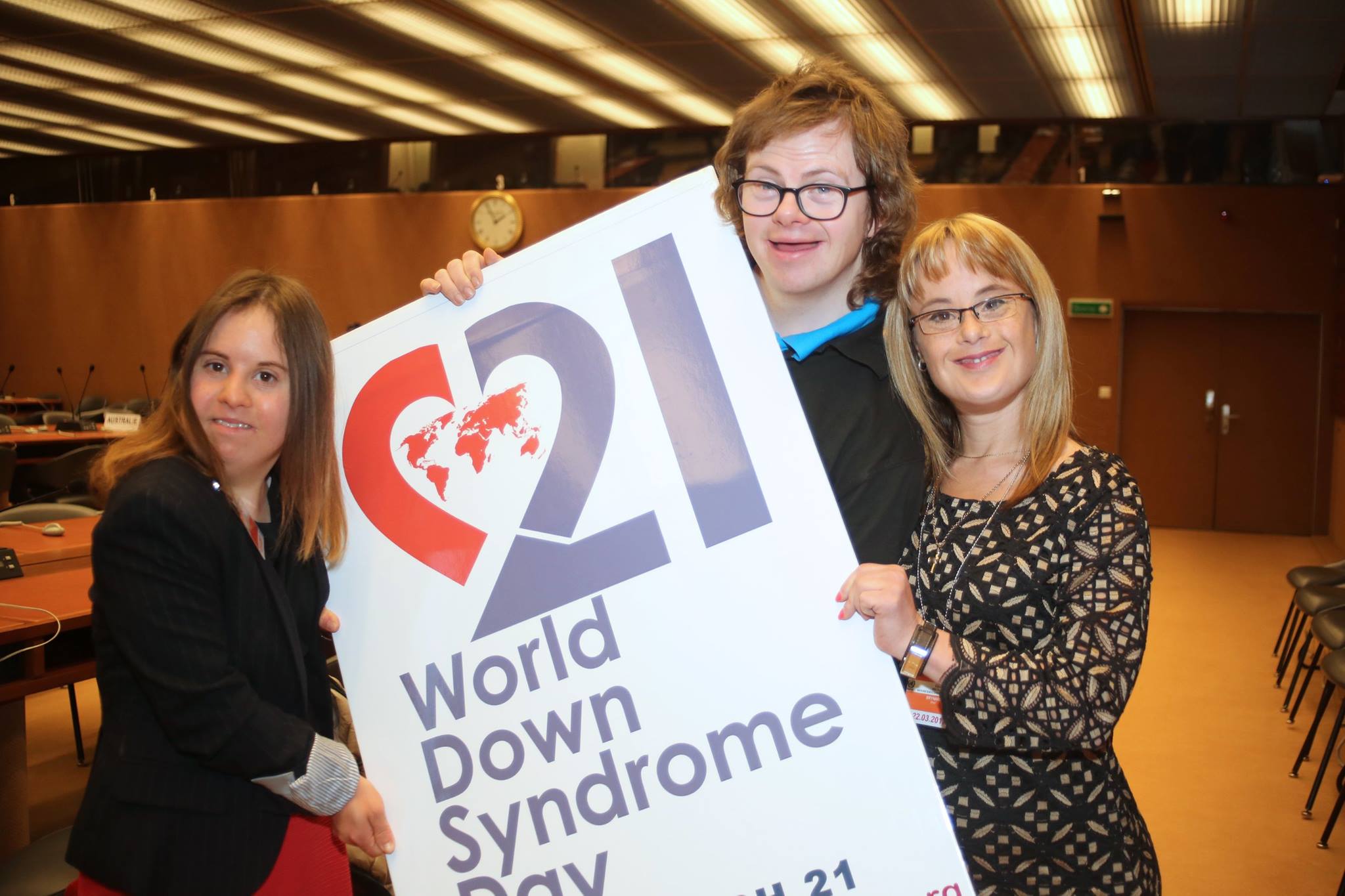 Dia Internacional da Síndrome de Down na ONU em Genebra – #MinhaVozMinhaComunidade