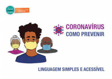 Lançamento do guia “Coronavírus – como prevenir. Linguagem simples e acessível.”.